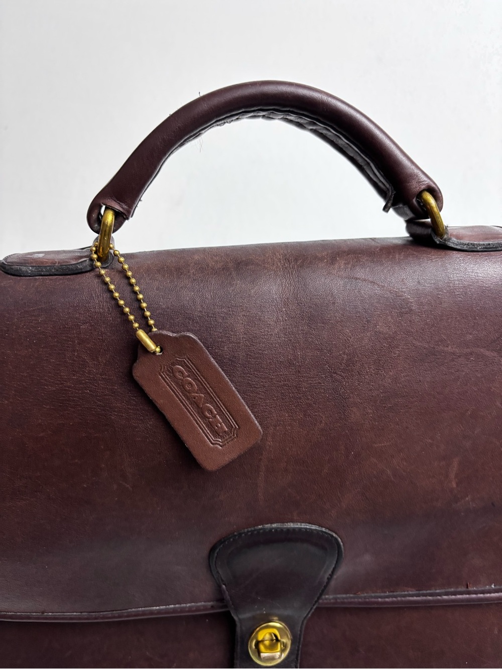 Rare Made in NYC Coach Metropolitan Briefcase Laptop Case Devil Wears Prada - Picture 6 of 13